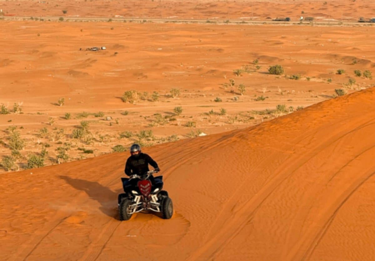 Red sand dunes